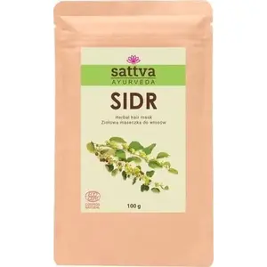 Hair mask Sattva Sidr 100 g — herbal restorative mask for hair and scalp