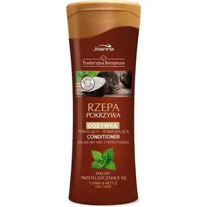 Conditioner Joanna Tradycyjna Receptura Rzepa i Pokrzywa 300 g – toning and strengthening hair conditioner