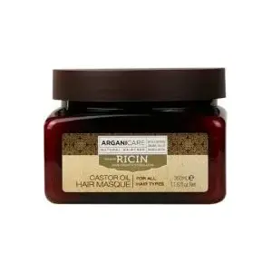 Matu maska matu augšanas stimulēšanai Arganicare Castor Oil 350 ml