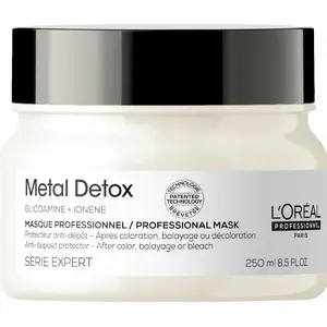 Защитная маска для волос L’Oreal Paris Metal Detox Mask 250 мл — после окрашивания