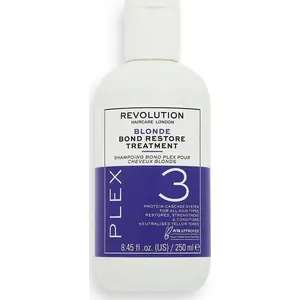 Matu kopšanas līdzeklis Makeup Revolution Revolution Haircare Plex 3 Blonde Bond Restore Treatment 250 ml