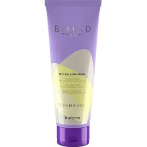 Matu maska Inebrya Blondesse No-Yellow 250 ml gaišiem, izcēlumiem un sirmiem matiem