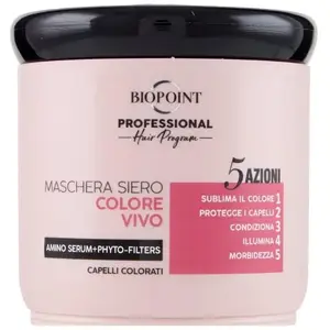 Matu maska Ronney BIOPOINT Professional Hair Program stiprinoša krāsotajiem matiem 400 ml