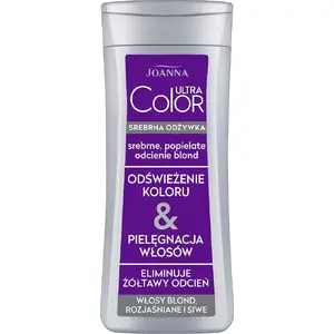 Бальзам Joanna Ultra Color — серебристо-пепельные оттенки для светлых волос, 200 г