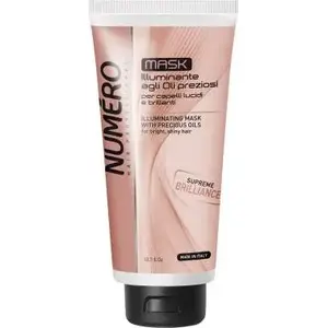Spīdumu piešķiroša matu maska Numero ar dārgajiem eļļām 300 ml