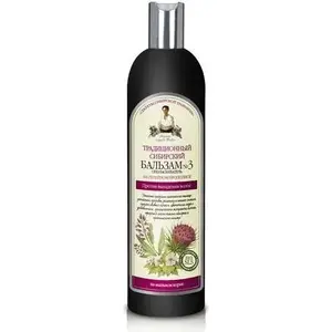 Babuszka Agafia tradicionālais Sibīrijas balzams Nr.3 pret matu izkrišanu 550 ml