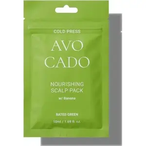 Matu galvas ādas barojoša kurācija Rated Green Avocado ar banānu 50 ml — matu kopšana