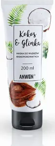 Hair Mask Anwen for Low-Porosity Hair Coconut & Clay 200 ml