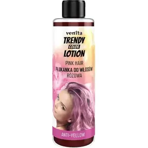 Matu krāsojošs skalošanas līdzeklis Venita Trendy Color Lotion Rozā 200 ml