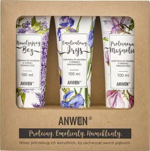 Conditioner set Anwen Zestaw 3 odżywek do średniej porowatości 3×100 ml (ANW-201)