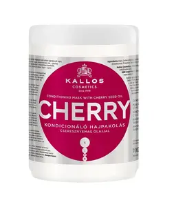 Маска для волос Kallos KJMN Cherry 1000 мл — для повреждённых и сухих волос, для женщин