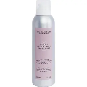 Kondicionieris putas The Hair Boss By Lisa Shepherd Body Building Foam Conditioner 180 ml — apjomu veidojošs kondicionieris putu formā