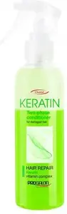 Divfāžu kondicionieris Chantal ProSalon Keratin 200 g — divfāžu keratīna matu kopšana