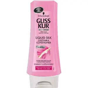 Matu kondicionieris Schwarzkopf Gliss Kur Liquid Silk matiem un trausliem matiem 200 ml