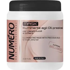Matu maska Numero NUMERO_Illuminating ar dārgakmeņu eļļām 1000 ml
