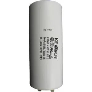 Kondensators KEMOT URZ3141 80 µF 450 V priekš vienfāzes elektromotoriem