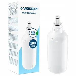 Water filter cartridge wessper WES408 for refrigerators compatible with Liebherr and Miele