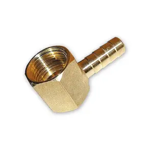 Garden hand tool accessory BRADAS PRA1/2*10 — metal coupling adapter for 1/2" threaded handles