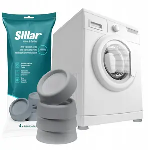 Anti-vibration pads wessper SIL161 — grey set of 4 for appliances and machines