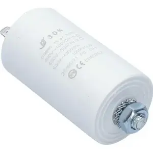 Capacitor 16 µF No name model Czę000348 – aluminum electrolytic, 16 microfarad