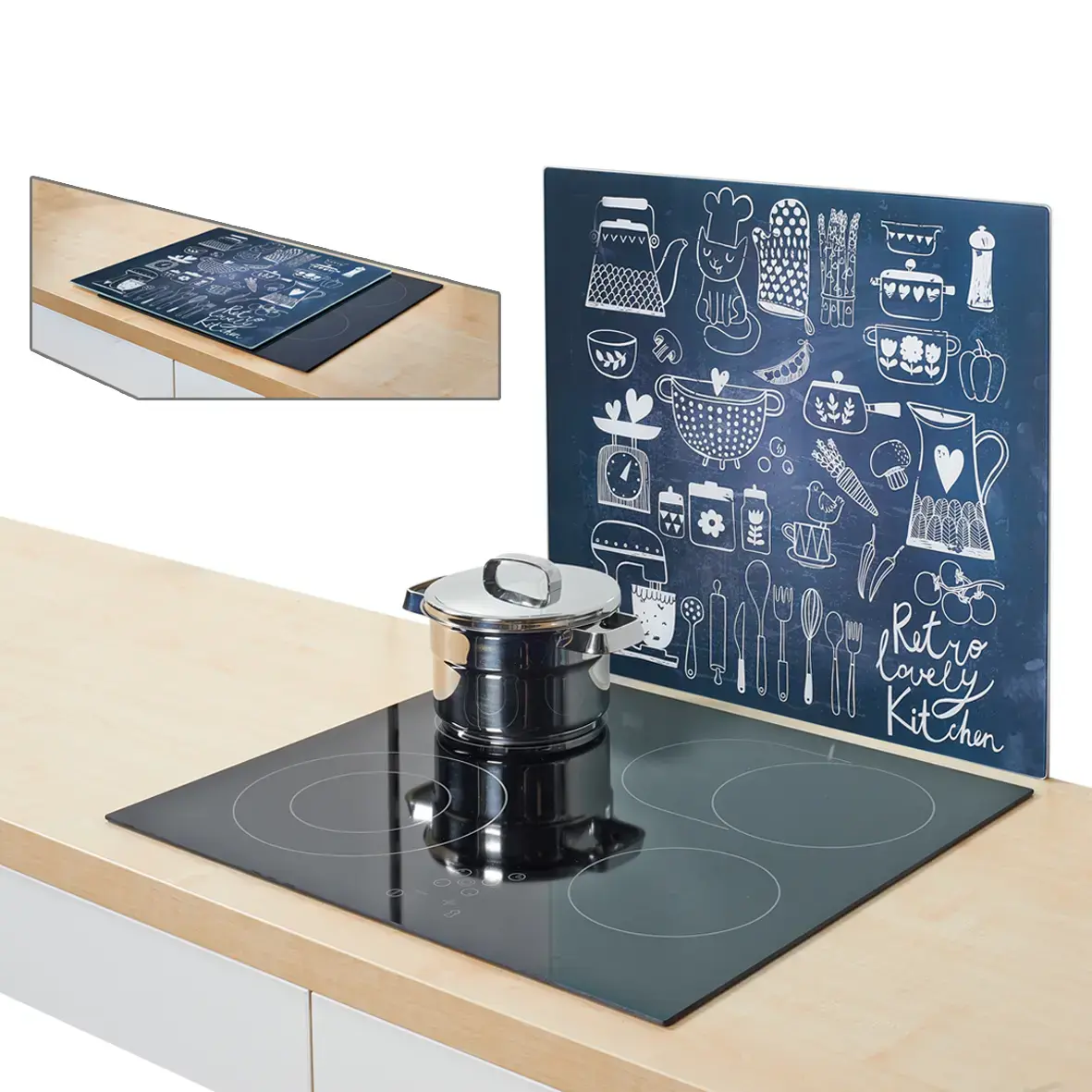 Burner cover ZELLER Lovely Kitchen 560×500 mm Photo 2
