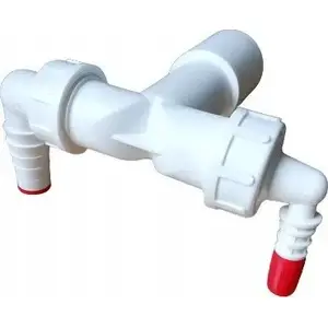 ALCADRAIN double elbow DN40/32 with non-return valve P156Z, adjustable 8–23 mm