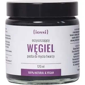 Sejas attīrošā pasta Iossi ar aktīvo ogli, aļģēm un zaļo tēju 120 ml