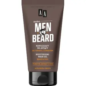 Beard moisturizing face wash gel AA Men 150 ml — for face and beard cleansing