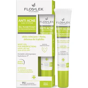 Spot treatment gel Floslek Anti Acne for combination, oily and acne-prone skin, 20 ml