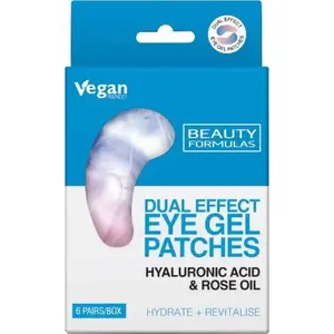 Gel Eye Patches with Hyaluronic Acid & Rosehip Oil, 6 pcs — No name
