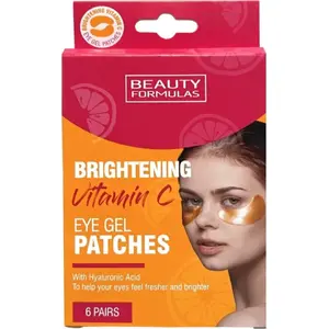 Acis гēla plāksteri Beauty Formulas Brightening ar C vitamīnu — 1 iep. (6 pāri)