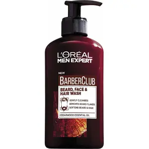 Очищающий гель для бороды, волос и лица L’Oreal Paris Men Expert Barber Club 200 мл