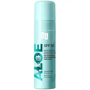 Спрей для лица AA Aloes увлажняющий и освещающий SPF50 100 мл