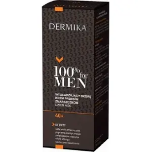 Dienas un nakts izlīdzinošs krēms Dermika 100% for Men 40+ 50 ml