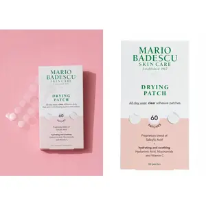 Uzlīmju punktveida pūtīšu ārstēšanai Mario Badescu Drying Patch, 60 gab.