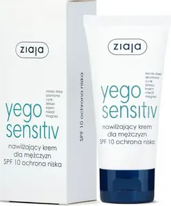 Mitrinošs sejas krēms vīriešiem Ziaja Yego Sensitiv SPF 10 50 ml