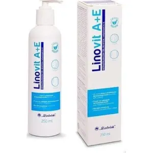 Dermatoloģisks mazgāšanas želejs Linomag Linovit A+E 250 ml (ādas kopšanai)