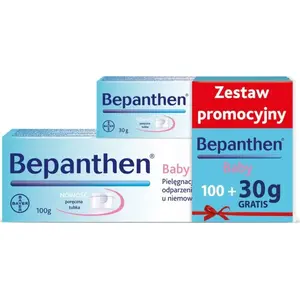 Мазь Bayer Bepanthen Baby 100 г + 30 г в подарок — защитная мазь для кожи младенцев