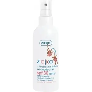Ūdensizturīgs bērnu sauļošanās pieniņš Ziaja Ziajka SPF30 150 ml