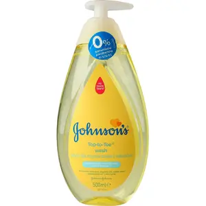 Средство для купания JOHNSONS BABY Top-to-Toe Wash 500 мл для мягкого очищения новорожденных