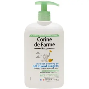 Детский деликатный гель для тела 2-в-1 Corine de Farme 500 мл — мягкое очищение кожи и волос