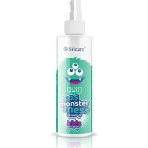 Bērnu detanglers-sprays Silcare Quin S.O.S. Monster Mess, 200 ml — līdzeklis matu izķemmēšanas atvieglošanai