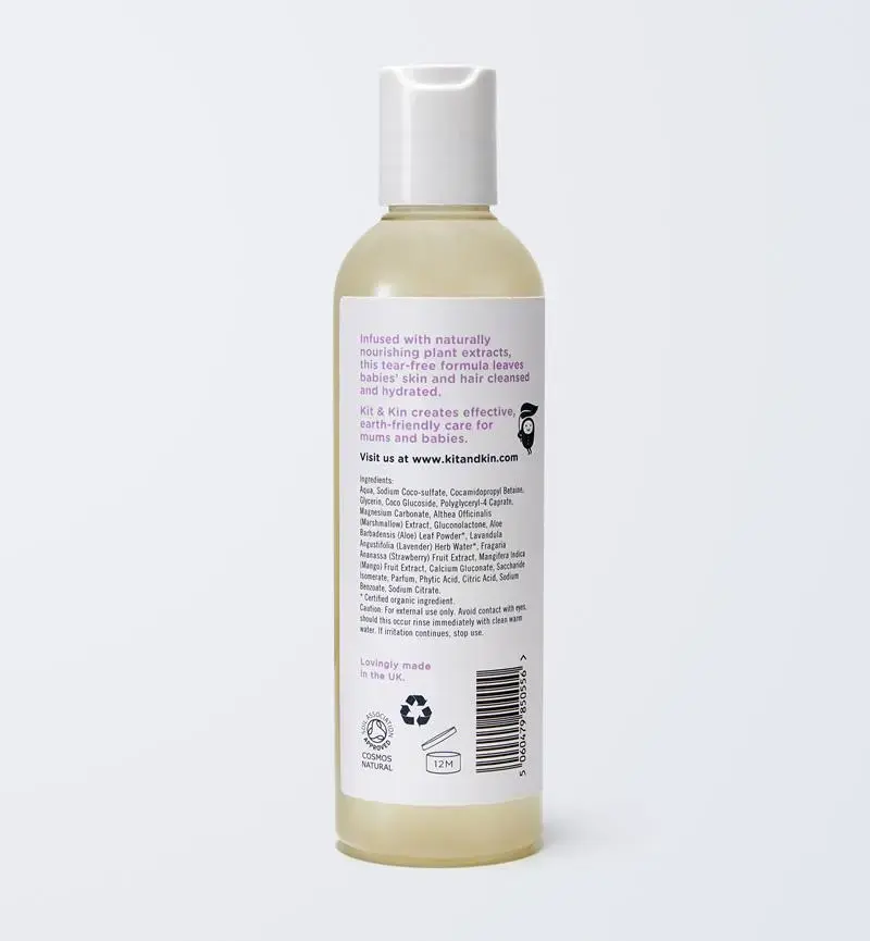 Kit and Kin KKSHAMPOOWASH детский гель для тела 250 мл Photo 4