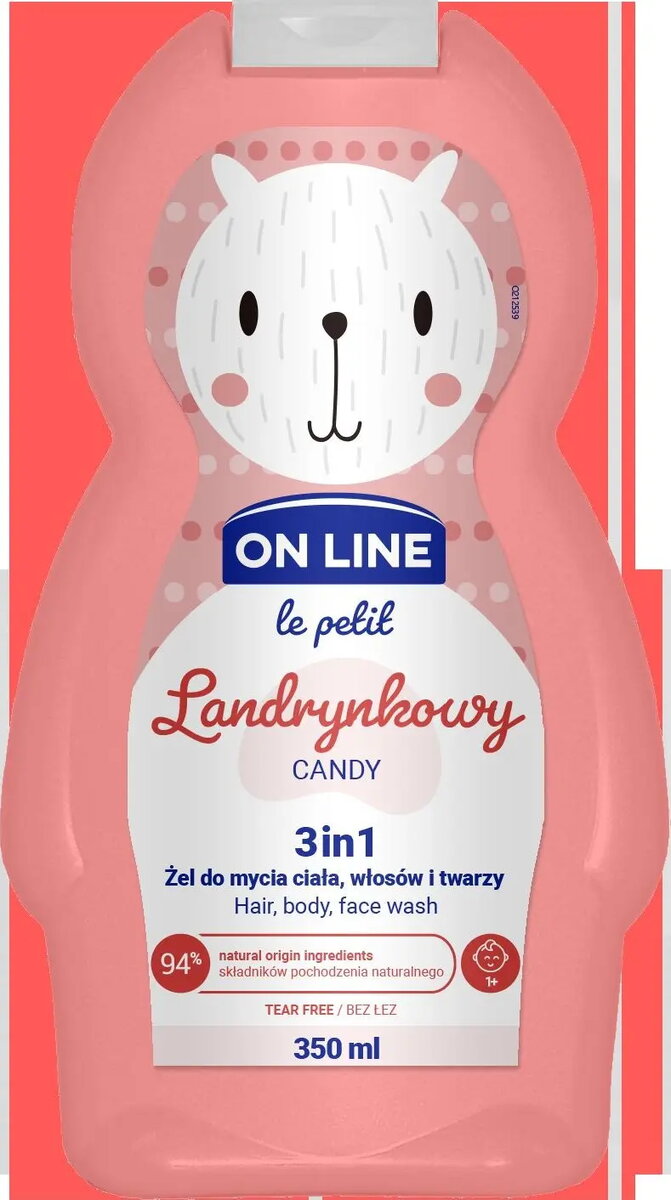Bērnu 3‑1 mazgāšanas želeja On Line