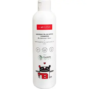 Baby wash and shampoo LullaLove Łagodny żel do mycia i szampon dla dzieci i niemowląt