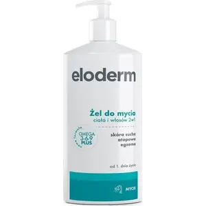 Dušas un matu želeja 2‑1 Polpharma Eloderm 400 ml