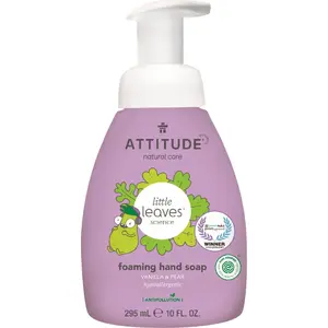 Детское пенное мыло Attitude Mydło w piance — Нектар груши и ваниль, мягкая очистка для детей