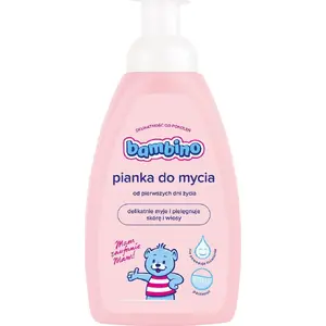 Mazulim un zīdainim paredzēta putojamā mazgāšanas līdzekļa Bambino 500 ml – maiga ādas kopšana