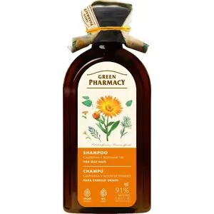 Шампунь Green Pharmacy для жирных волос с календулой и маслом розмарина 350 мл