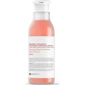 Šampūns BOTANICA ar žeņšeņu, rozmarīnu un rudzupuķi 250 ml